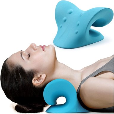 ALMOHADA CAPRE ALMOHADILLA QUIROPRACTICA CUELLO ALIVIO MASAJES DESCOMPRESIÓN ANTIESTRESS