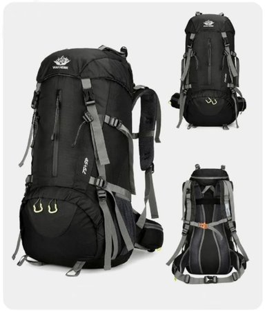 MOCHILA PARA CAMPING TREKKING 50 LITROS DEPORTES SENDERISMO VIAJAR MONTAÑISMO IMPERMEABLE