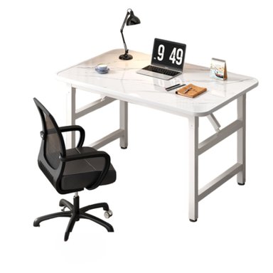 ESCRITORIO DE OFICINA CAPRE BLANCOPLEGABLE MESA MINIMALISTA COMPUTADORA MODERNO LAPTOP TRABAJO