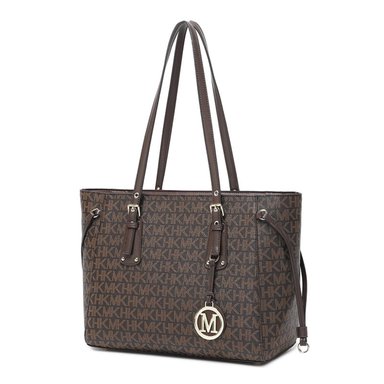 BOLSO CAPRE MARRÓN DE GAMA ALTA PARA DAMA GRAN CAPACIDAD NUEVOTILO