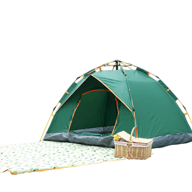CARPA PLEGABLE 3 A 4 PERSONAS IMPERMEABLE CAMPING VIAJE TREKKING - 1