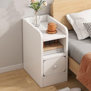 MESA DE NOCHE MODERLA MINIMALISTA PARA DORMITORIO VELADOR GABINETE