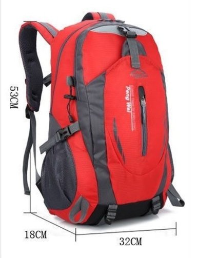 MOCHILA DEPORTIVA CAPRE ROJO MALETA SPORT MORRAL LAPTOP VIAJE CAMPING - 6