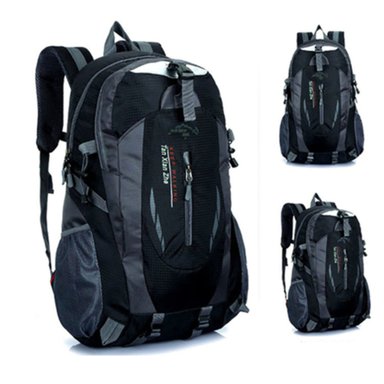 MOCHILA MALETA DEPORTIVA 40 LITROS SPORT VIAJE LAPTOP NEGRO - 6