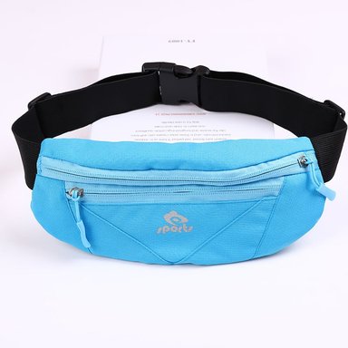 CANGURO DEPORTIVO CELESTE
 HOMBRE IMPERMEABLE 
PARA DEPORTES CORRER