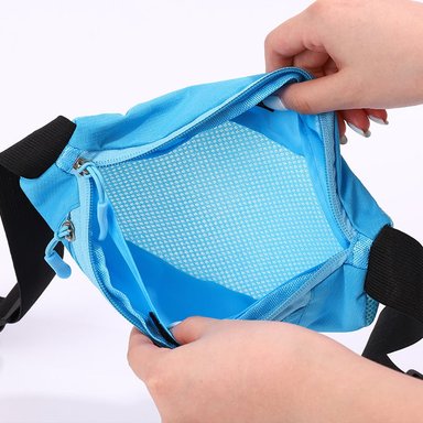 CANGURO DEPORTIVO CELESTE
 HOMBRE IMPERMEABLE 
PARA DEPORTES CORRER - 4