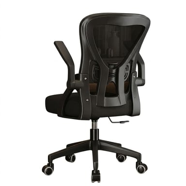 SILLA DE OFICINA ERGONÓMICA REPOSABRAZOS SOPORTE LUMBAR TRABAJO OFICINA MALLA - 6