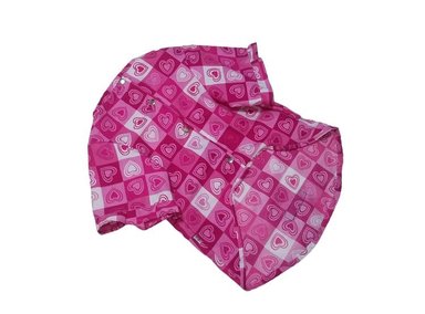 BLUSA PERRO DISEÑO'S PET POLO TALLA 5 CORAZONES FUCSIA - 2