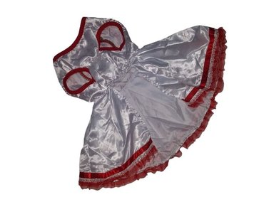DISFRAZ FRANELA PERRO VESTIDO DISEÑO'S PET ENFERMERA TALLA 4 - 2
