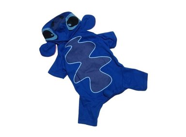 DISFRAZ FRANELA PERRO Y GATO ENTERIZO DISEÑO'S PET STITCH TALLA 1