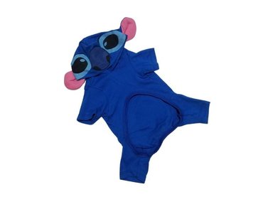 DISFRAZ FRANELA PERRO Y GATO ENTERIZO DISEÑO'S PET STITCH TALLA 2 - 2