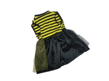 DISFRAZ FRANELA PERRO VESTIDO DISEÑO'S PET ABEJITA TALLA 3 - 2