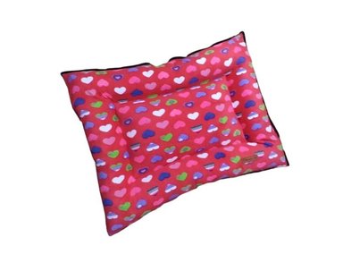 CAMA COLCHONETA POLAR PERROS Y GATOS TAMAÑO GRANDE DE 80X62 CM DISEÑO'S PET