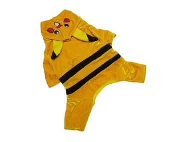 DISFRAZ TERCIOPELO PERRO Y GATO PIKACHU TALLA 1 DISEÑO'S PET
