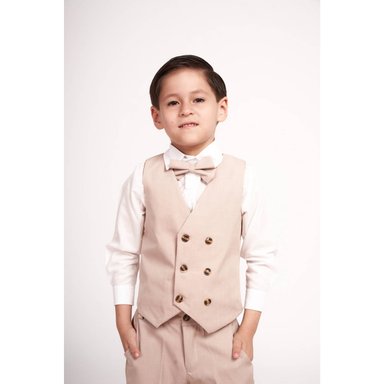 CONJUNTO NIÑO BHUKI BEIGE TRAJE FORMAL