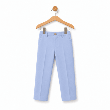 CONJUNTO BAUTIZO CELESTE TRAJE FORMAL PANTALÓN, CHALECO Y CORBATA - 6