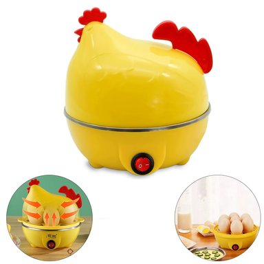 GALLINA HERVIDOR COC040AM HASTA 7 HUEVOS COCEDOR ELÉCTRICO AMARILLO