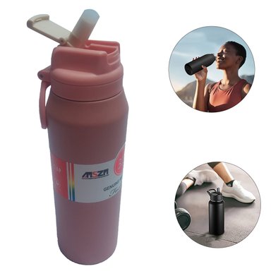 BOTELLA TÉRMICA DEPORTIVA TOMATODO DE ACERO INOXIDABLE - ROSA