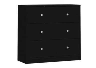 COMODA 73 EXPERIENCE BRIANA 3 CAJONES NEGRO