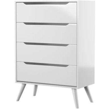 COMODA 73 EXPERIENCE KLIO 4 CAJONES BLANCO