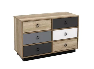 COMODA 73 EXPERIENCE DIBIL 6 CAJONES MULTICOLOR