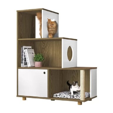 LIBRERO GAT COLOR GALES Y BLANCO 73 EXPERIENCE