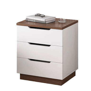 VELADOR JULSI COLOR BLANCO Y NOGAL