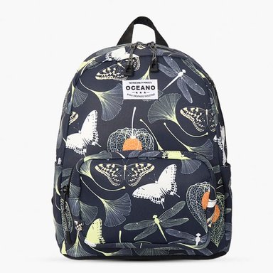 MOCHILA OCEANO LANIS ACERO MARIPOSA