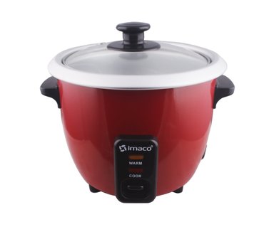 OLLA ARROCERA IMACO RC006R 0.6 LITROS ROJA