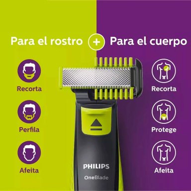 AFEITADORA DE BARBA PHILIPS QP2824_10 ONEBLADE - 6