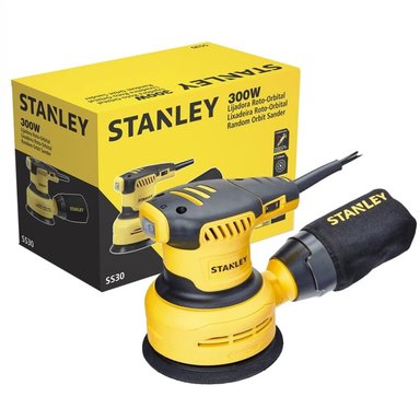 LIJADORA EXCÉNTRICA 125 MM 300W 13000 RPM STANLEY SS30-B2 - 1