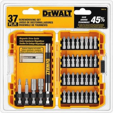 SET PARA ATORNILLADORES 37 PIEZAS DEWALT - DW2176