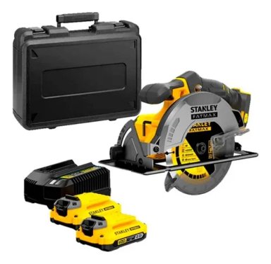 SIERRA CIRCULAR 7 1/4' 20 V 5000 RPM FATMAX (SIN BATERÍAS/SIN CARGADOR) STANLEY - SBC550-B2 - 1