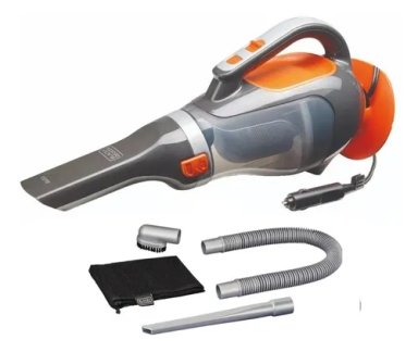 ASPIRADORA DE MANO BLACK+DECKER BDCV610-LA NEGRA Y NARANJA