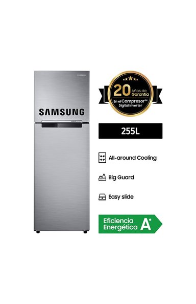 REFRIGERADORA SAMSUNG 255LT NOFROST RT25FARADS8