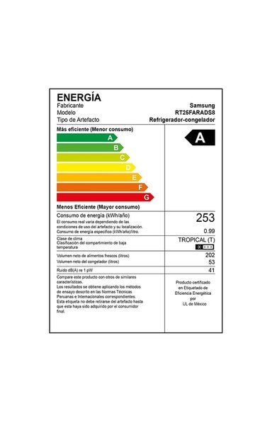 REFRIGERADORA SAMSUNG 255LT NOFROST RT25FARADS8 - 4