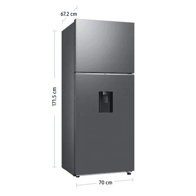 REFRIGERADORA SAMSUNG TOP MOUNT NO FROST 384LT FREEZER CON DISPENSADOR SILVER RT38DG6730S9PE - 3