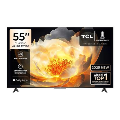 TV TCL 55' LED 4K UHD GOOGLE TV 55V6C - 1