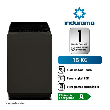 LAVADORA AUTOMÁTICA INDURAMA 16LT LRI-16DTN