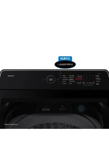 LAVADORA SAMSUNG 19KG AI WASH ECOBUBBLE WA80F19S8BPE NEGRA - 3