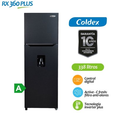 REFRIGERADORA COLDEX 338LT NF RX360PLUS