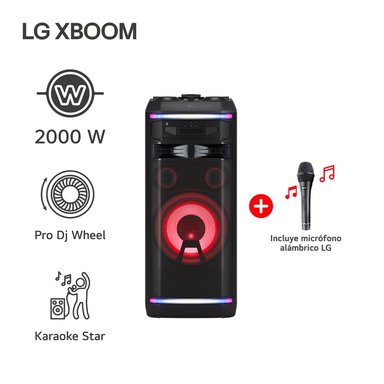TORRE DE SONIDO LG XBOOM OK99M 2000W BLUETOOTH KARAOKE STAR - 1