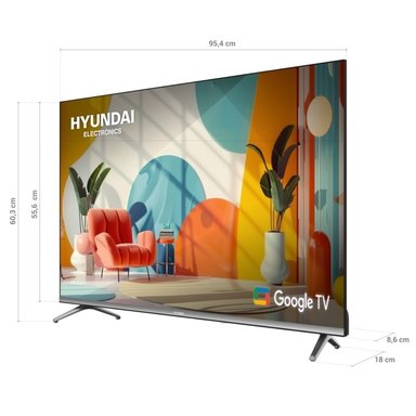 TV HYUNDAI 43' QLED GOOGLE TV HYLED4326QG - 3