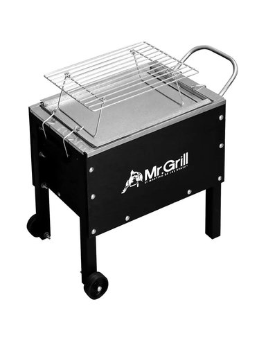 CAJA CHINA MR GRILL CHICA + PARRILLA + CARBÓN - 3