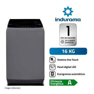 LAVADORA INDURAMA 16KG AUTOMÁTICA LRI-16DGR - 1