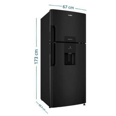 REFRIGERADORA MABE 382LT NO FROST RMP415GPG GRAFITO - 2