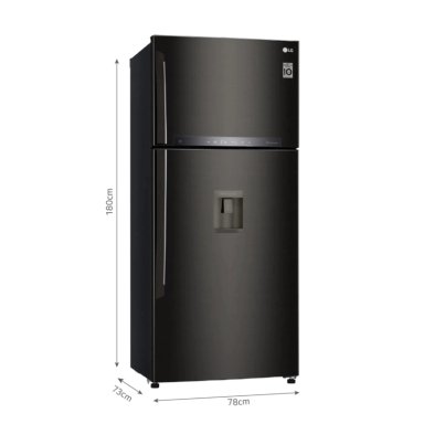 REFRIGERADORA LG 509LT HYGIENE FRESH GT51SGD NEGRO ACERO - 3