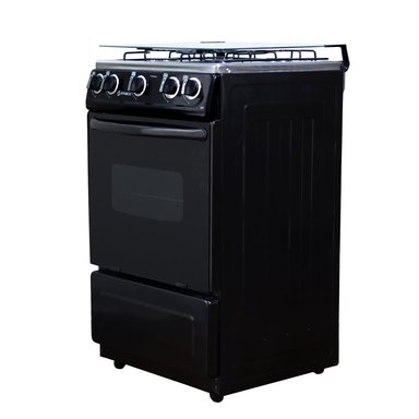 COCINA DE PIE IMACO 4 HORNILLAS 20' TAPA DE VIDRIO NEGRO - 2