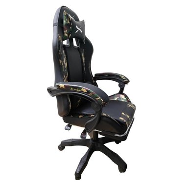SILLA GAMER LYZOR POSAPIÉS SGMTWN135A MILITAR - 2