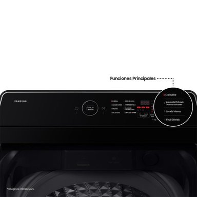 LAVADORA SAMSUNG 13KG ECOBUBBLE WA40F13E4CPE GRIS GRAFITO - 4